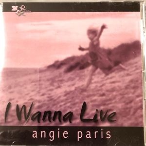Music CD entitled, I Wanna Live, by Angie Paris.
